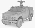 Novator LAV 3Dモデル clay render