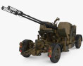 Oerlikon GDF 35 mm Twin Cannon 3D 모델 