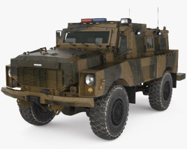 Oshkosh Alpha MRAP 3D模型