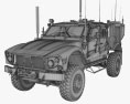 Oshkosh M-ATV 3D-Modell wire render