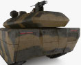 PL-01 Light Tank Modèle 3d