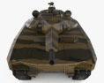 PL-01 Light Tank Modelo 3D vista frontal