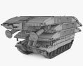 PSB 2 Armored Bridgelayer 3d model wire render