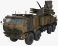 Pantsir-S1 sistema de defensa antiaérea Modelo 3D