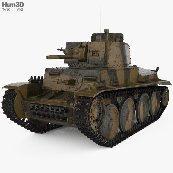 Panzer 38(t) 3D model