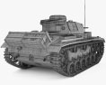 三號坦克 3D模型