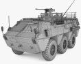 Pegaso 3560 BMR 3D-Modell wire render