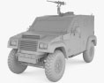 Petit Vehicule Protege 3D модель clay render