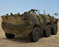 Puma Transportpanzer 3D-Modell Rückansicht