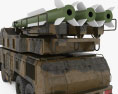 Raad air defence system 3D 모델 