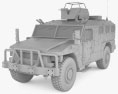 Renault Sherpa Light Scout 3Dモデル clay render