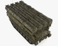 S-300V Missile System 3D модель top view