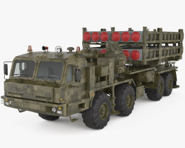 S-350 missile system 3Dモデル