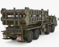 S-350 missile system 3D-Modell Rückansicht