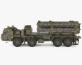S-350 missile system 3D模型 侧视图