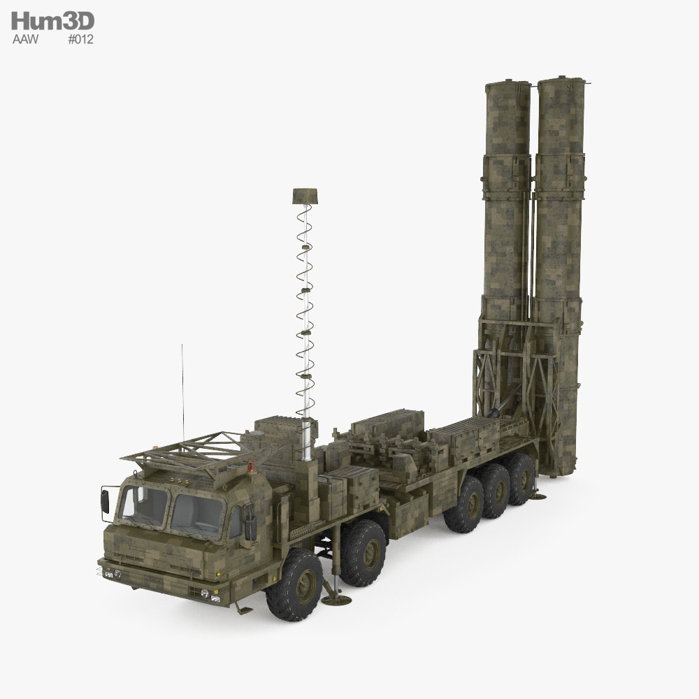 S-500防空导弹系统 3D模型
