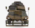 薩克遜裝甲車 3D模型 正面图