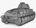 Somua S35 Cavalry Tank 3d model
