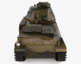 Somua S35 Cavalry Tank 3D-Modell Vorderansicht