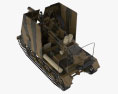 Sturmpanzer I Bison 3d model top view