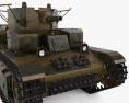 T-28 Medium Tank Modelo 3D