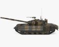 T-72 3d model side view