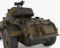 T17E1 Staghound Armoured Car 3D-Modell