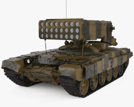 TOS-1A Solntsepyok Modèle 3D