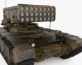 TOS-1A Solntsepyok 3D 모델 
