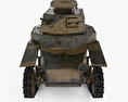 T-18 Tank 3D 모델  front view