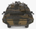 泰瑞克斯裝甲車 3D模型 正面图