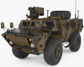 Textron Tactical Armoured Patrol Vehicle Modello 3D