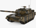 Type 15 Light Tank 3D-Modell