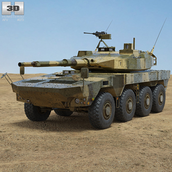 Type 16 Maneuver Combat Vehicle 3D model