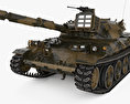Тип 74 танк 3D модель