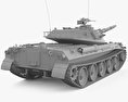 Type 74 Tank Modello 3D