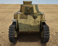 八九式中戦車 3Dモデル front view