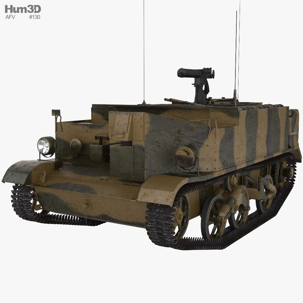 Universal Carrier (Bren Gun Carrier) 3D 모델 