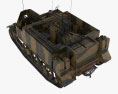 Universal Carrier (Bren Gun Carrier) 3D 모델  top view