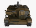 Universal Carrier (Bren Gun Carrier) 3D 모델  front view