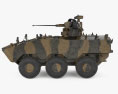 VBTP-MR 装甲車 3Dモデル side view