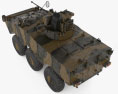 VBTP-MR 装甲車 3Dモデル top view