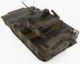 VN17 Infantry 战车 3D模型 顶视图