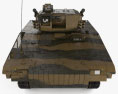 VN17 Infantry Kampffahrzeug 3D-Modell Vorderansicht