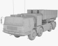 Weishi WS-2 Guided MLRS Modello 3D clay render