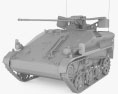 ヴィーゼル空挺戦闘車 3Dモデル clay render