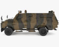 Wolf Armoured Vehicle 3d model side view
