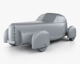 Tasco 原型 1948 3D模型 clay render