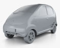 Tata Nano 2014 3D 모델  clay render