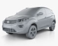 Tata Nexon 2019 3d model clay render